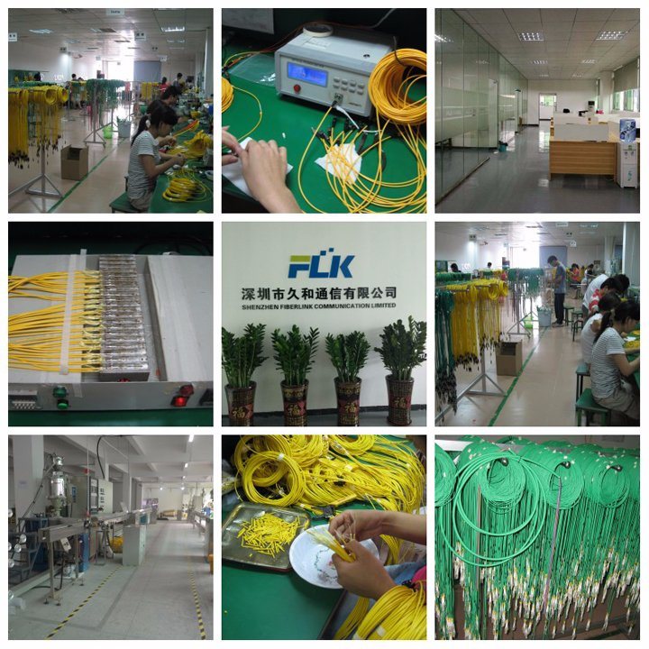 FTTH Flat Drop Optical/Optic Fiber Cable with Water Swellable Yarn