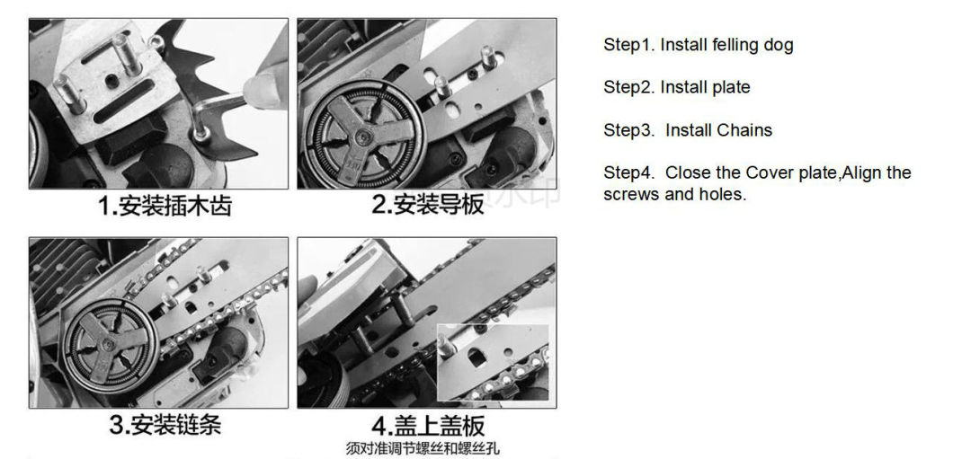 2.5kw with 18 / 20 Inch Guide Bar Gasoline Chain Saw