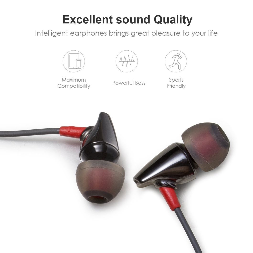 in-Ear Heavy Bass Ceramic Stereo Sound Earbuds Noise Isolating Headphones