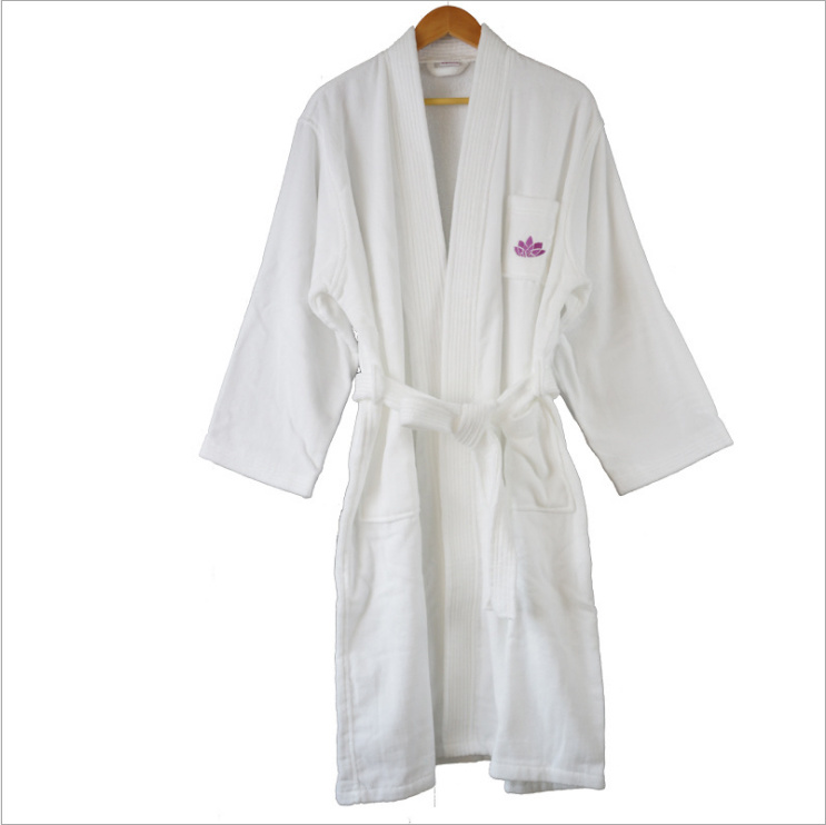Best Quality 100% Cotton Hotel Swimming Nightgown Terry Bath Robe
