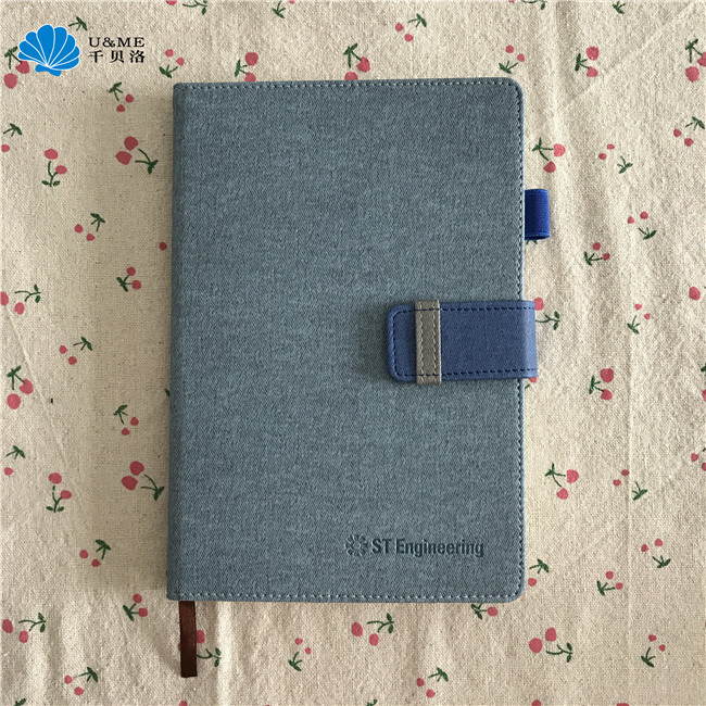 Leather PU Notebook Note Book Stationery with Magnet