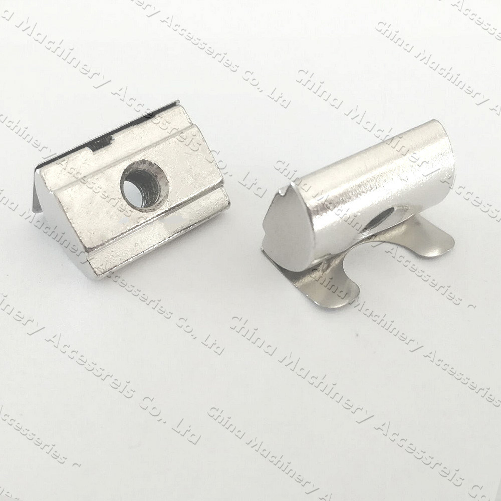 Slot Nut with Spring Leaf for Aluminium Profile M4-M8 Sliding Block Nutenstein