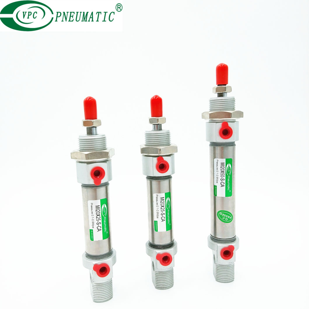 ISO6432 Mini Pneumatic Cylinder Dsnu Stainless Steel Cylinder