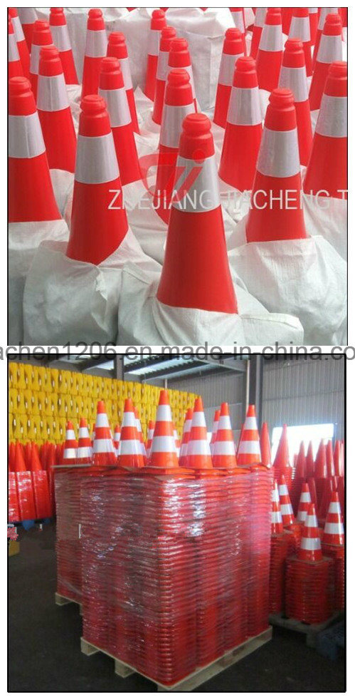 300mm Yellow PVC Traffic Cone for Road Safety