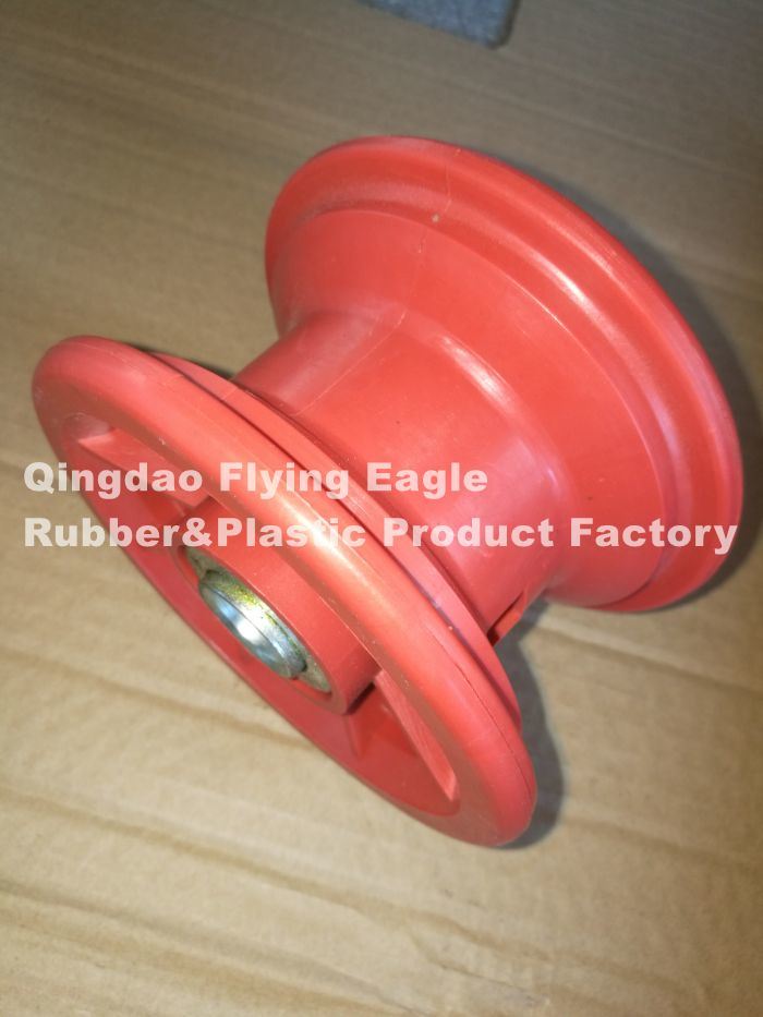 Plastic Rim/Spoke for Rubber Trolley Wheel