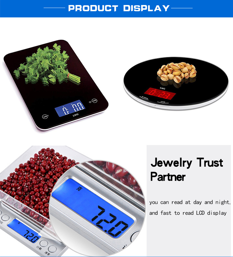 Weighing Vegetable Balance Digital Kitchen Scale