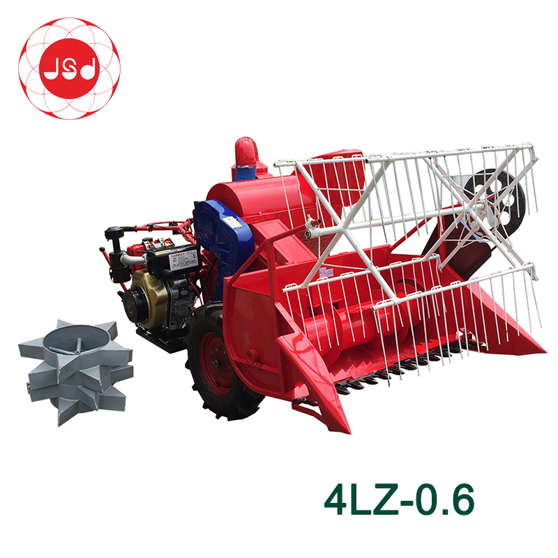 4lz-0.6 Mini Combine Harvester. Rice &Wheat Harvesting Machine