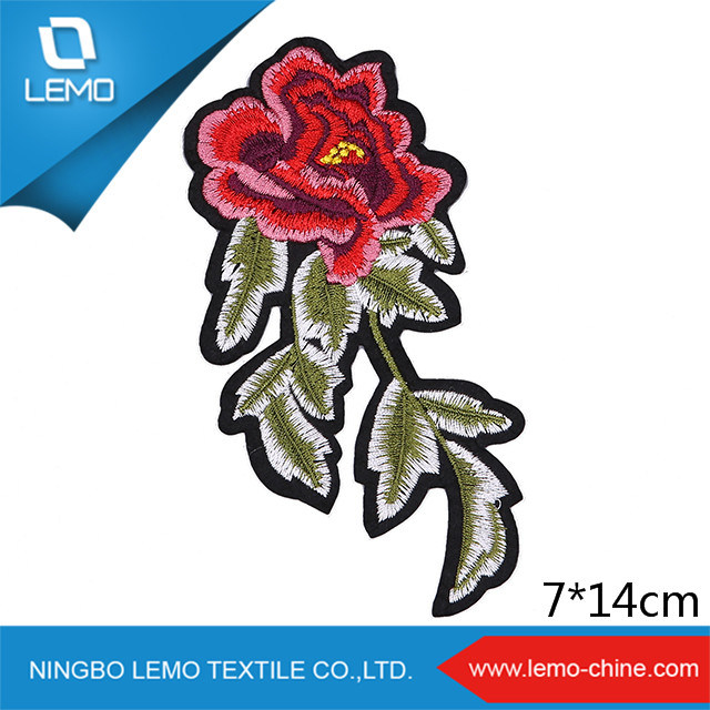 Factory Supplying Embroidery Iron on Applique Patch