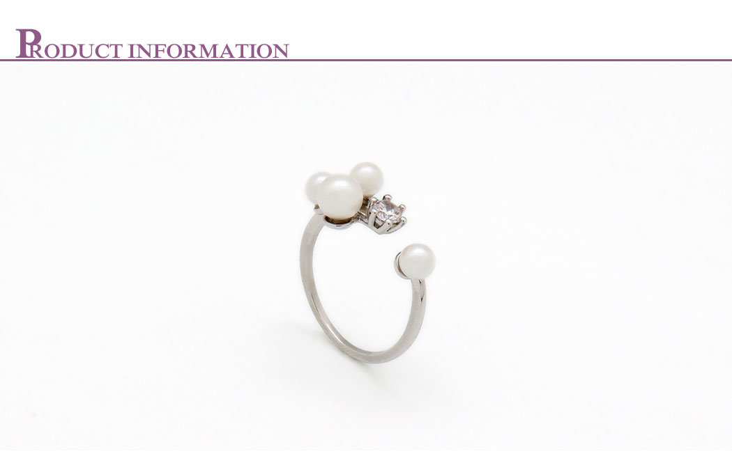 2018 New Arrivals Pearl Ring Fashion Jewellery for Women