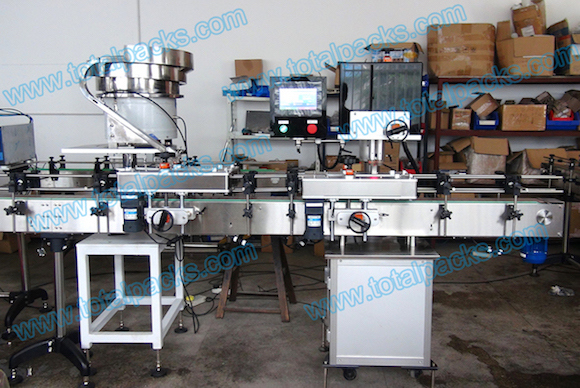 Linear Capping Machine for Bottles and Jars, Pots with Irregular Shape (CP-300A)