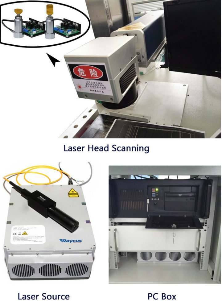 Portable Fiber Laser Marking Machine Raycus 10W 20W Marker