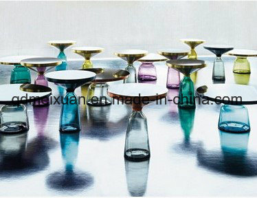 Small Tea Table Nordic Design Interior Glass Tea Table Bell Table FRP Custom Furniture (M-X3741)