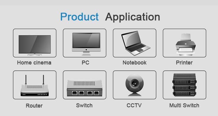 2018 Flat Type UTP FTP Cat5e Patch Cord Cable