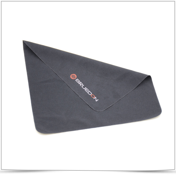 Black Soft Super Fine Fiber Cleaning Cloth for Eyeglasses