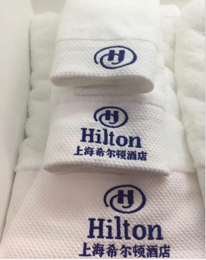 Embroidery Cotton Bath Towel for Hotel