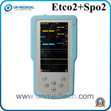 Handy Sidestream Etco2 Monitor with Respiration Rate for Ambulance