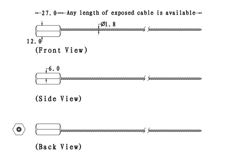 Ds-2181 Adjustable Tamper Proof Cable Seals