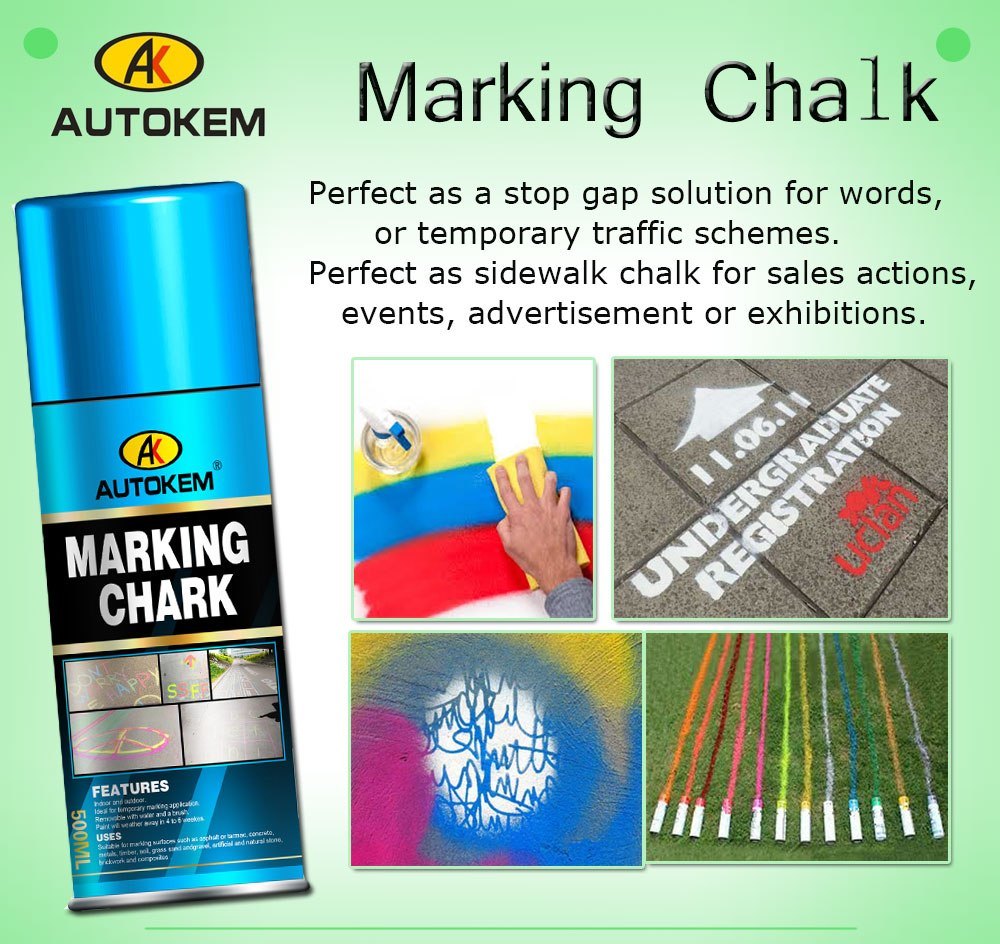 Marking Chalk, Chalk Spray, Temporary Marking Paint, Event Marking Paint, Water Removeable