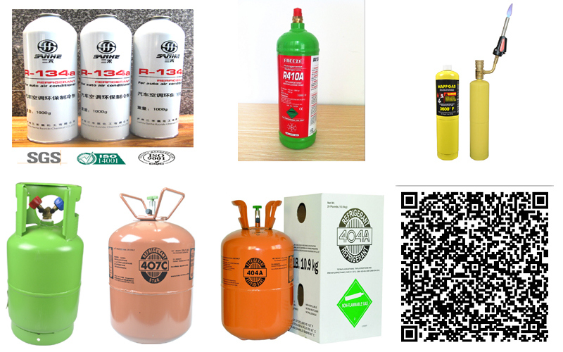 Automotive Air Conditioning R134A Refrigerant with High Purity 99.90%