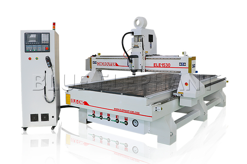 3 Axis Wood CNC Router Machine 1530 Italian Spindle Vacuum and T-Slot Working Table