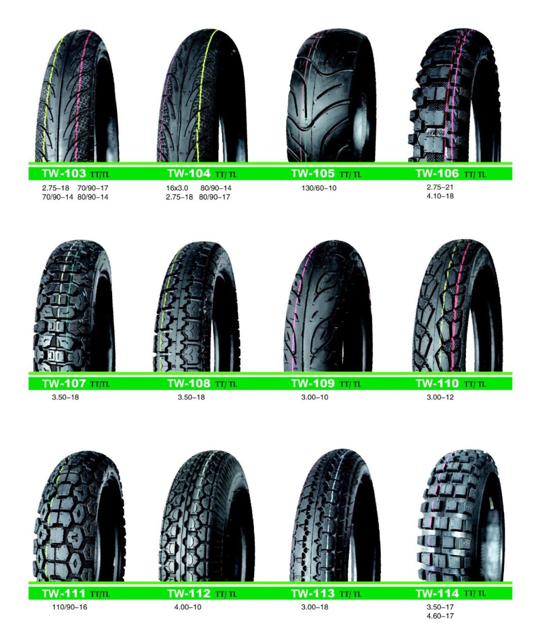 Scooter Tyre, Electric Motorbike Tire 3.00-10