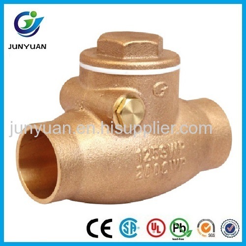 B62-C83600 Bronze Welded Swing Control Check Valve for Water