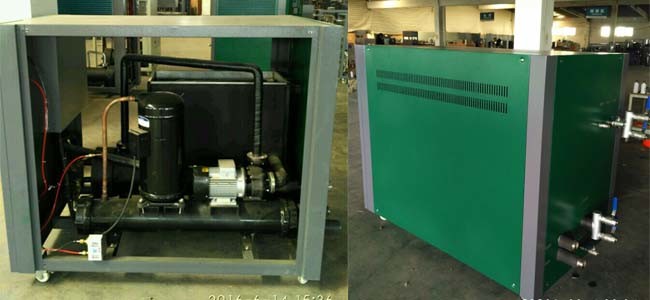 30-35kw Water Cooled Industrial Chiller for Milk Processing Production