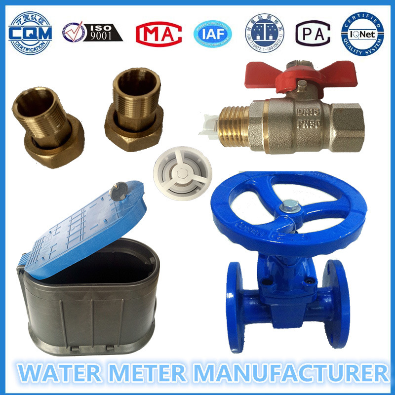 Brass/Plastic/Iorn Water Meter Fittings of Dn15-40mm