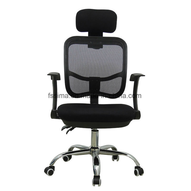 Cheap Used Black Mesh High Back Ergonomic Staff Office Chair