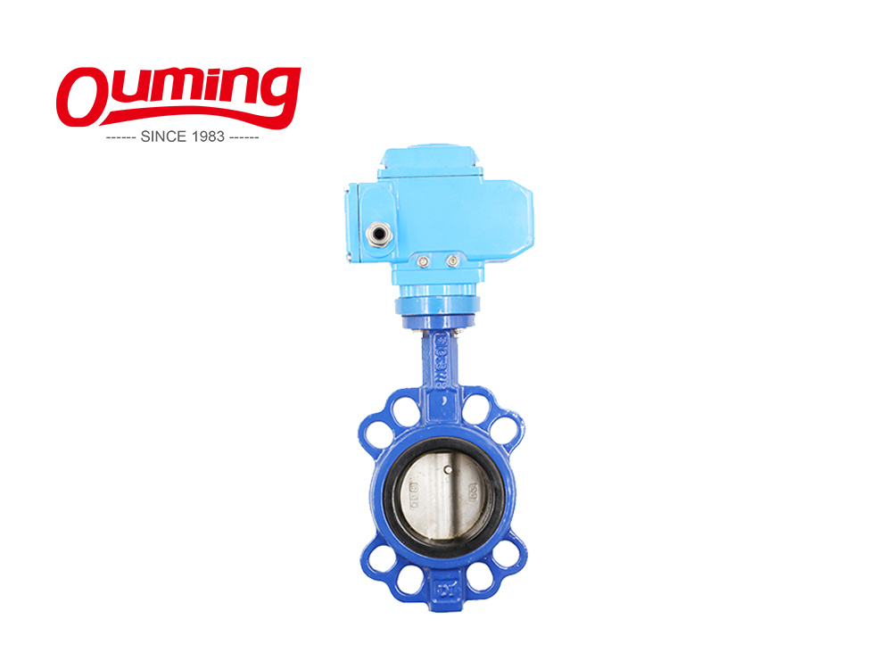 DC 12V Wireless Remote Control Wafer Motorize Modulating Butterfly Valve