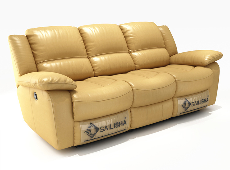 Office and Home Furniture Hotel Genuine Leather Recliner Sofa