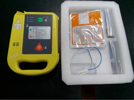 Portable Automated Emergency External Defibrillator Aed for First Aid; Aed7000