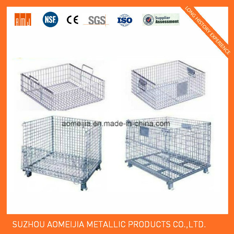 Supermarket Steel Galvanized Storage Cages