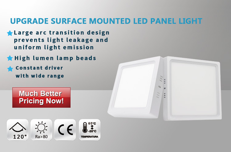 Square 6watt LED Panel 12W Ceiling Light for Home Indoor