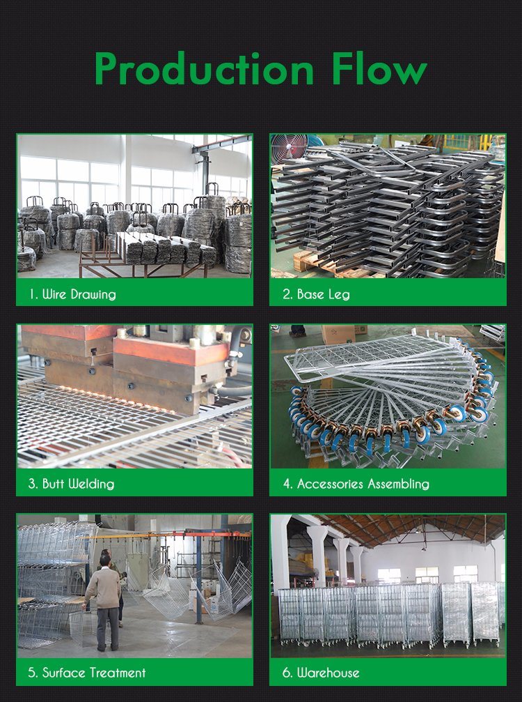 Wire Mesh Nestable Roll Container