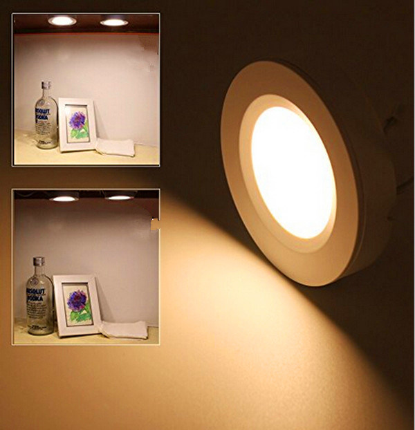 2.6W Dimmable 12VDC LED Cabinet Light Puck Light