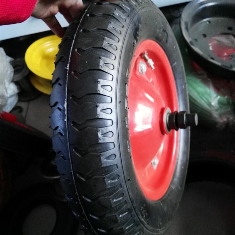 3.25-8 Rubber Foam Solid Tire for Wheelbarrow