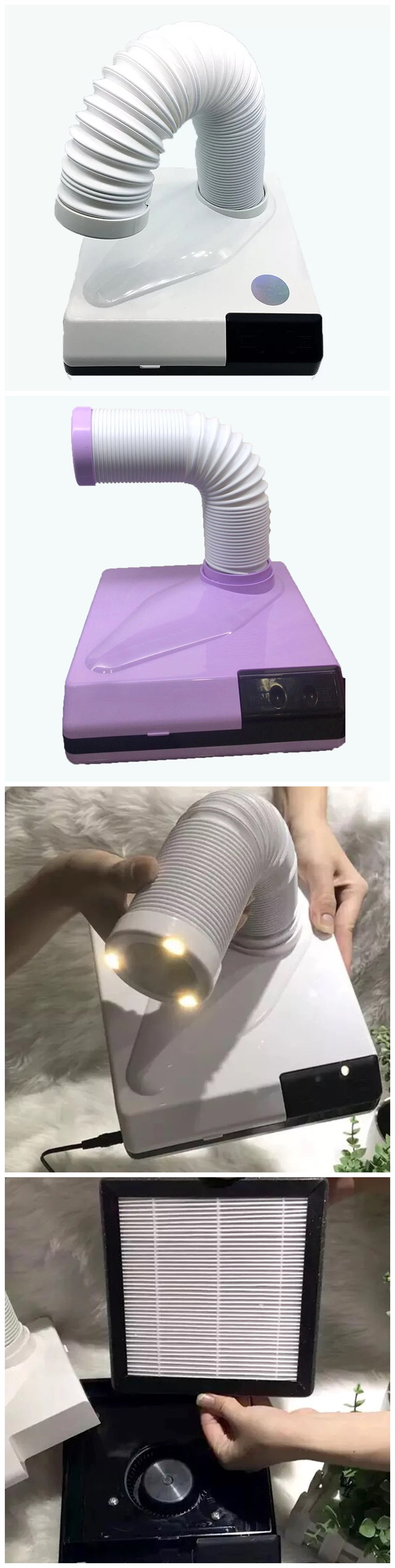 Professional Nail Art Salon Tool Suction Dust Machine