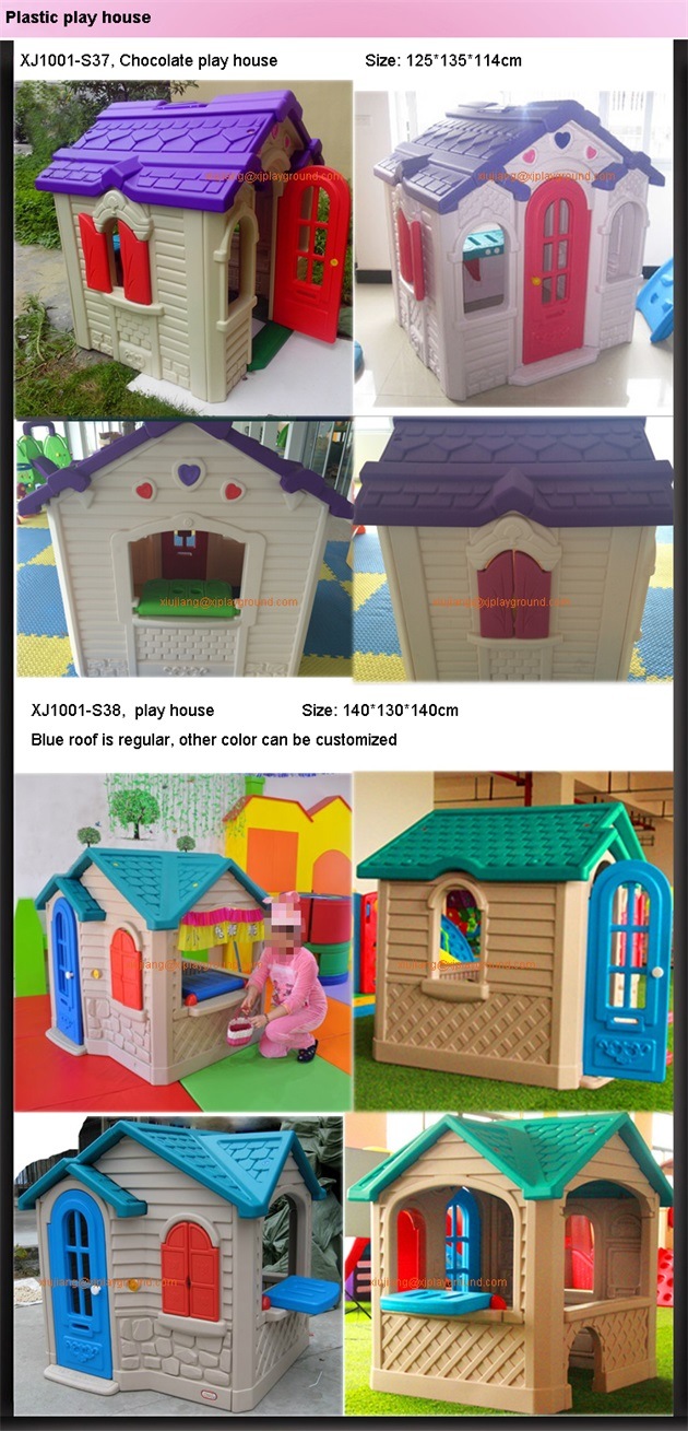 Kids Plastic Play House for Home Back Yard, Preschool