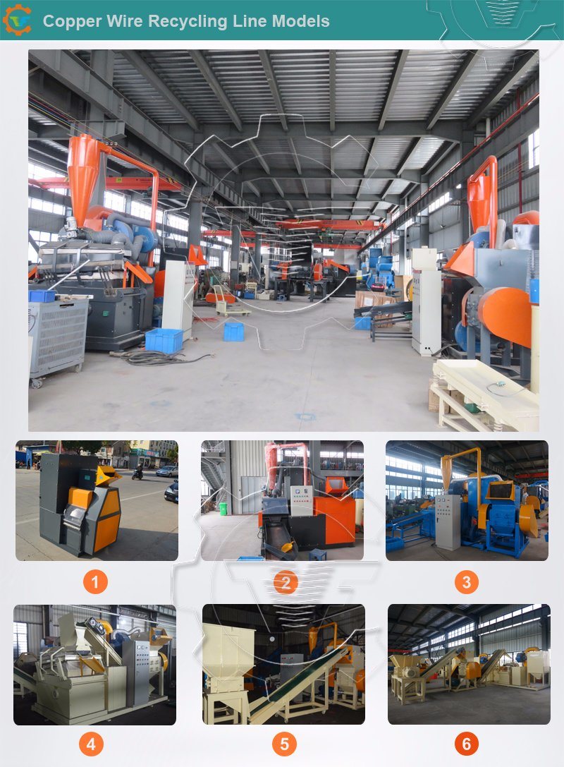 Dry Method Automatic Copper Cable Wire Recycling Machine