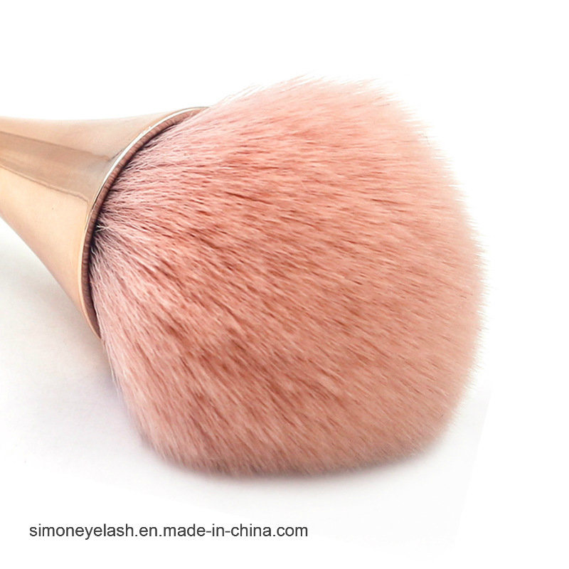 6 Colors Choice Higher Quality Superfine Fiber Plastic Handle Makeup Brush