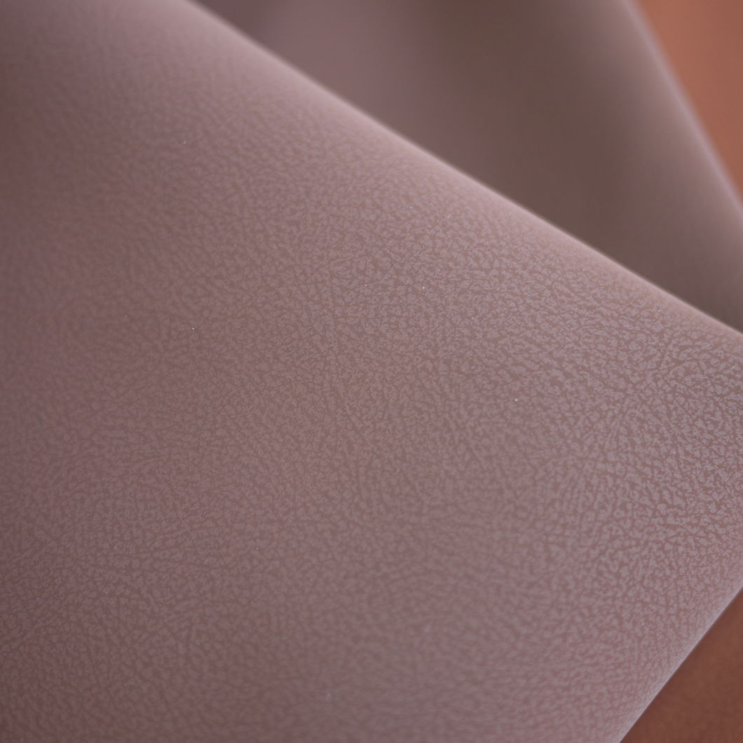 Flocked Dull Polish PU Artificial Leather for Furniture Wholesale Sofa Leather Upholstery