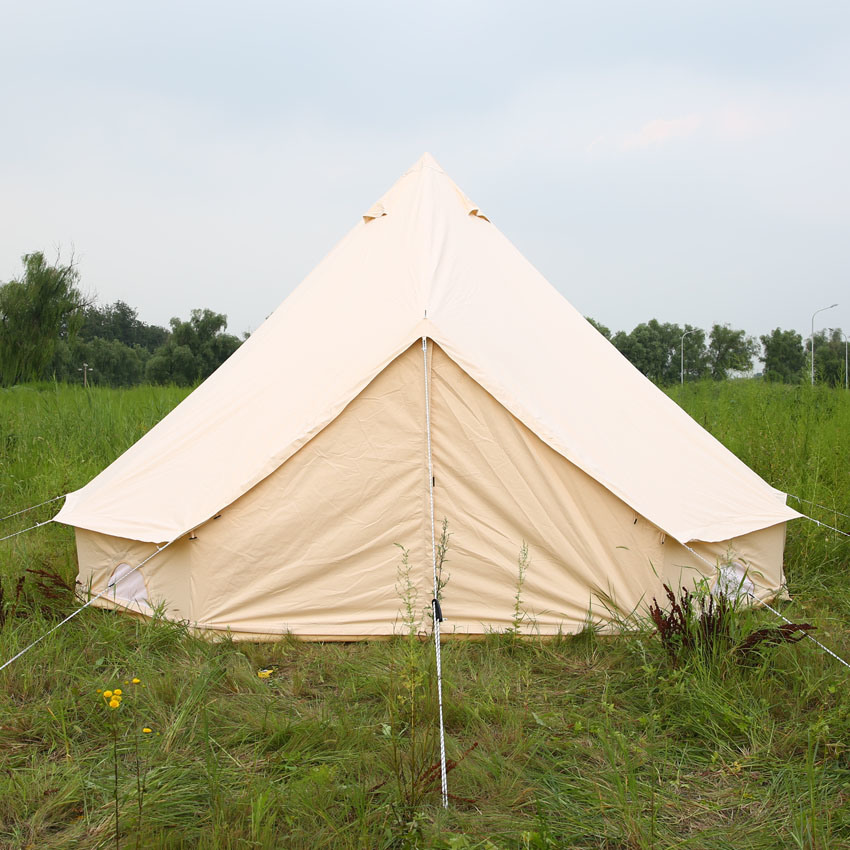 Wholesale Camping Family Caravan Large Luxury Glamping House Tipi Bell Military Tent