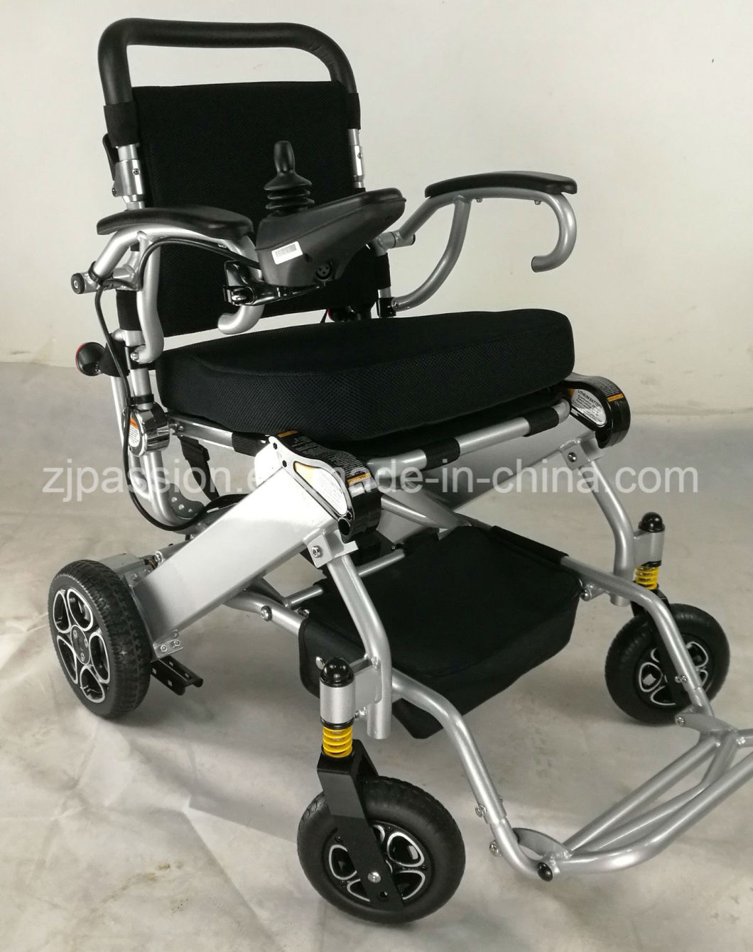 Durable Aluminium Frame Battery Powered Electric Handicapped Wheel Chair