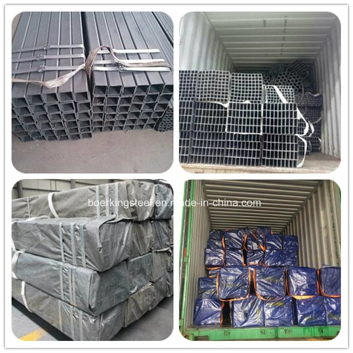 Ms Black Welded Rectangular Square Steel Pipe Tube