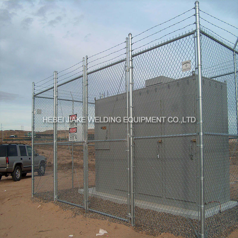 Auto Chain Link Fence Wire Mesh Diamond Cyclone Making Machine