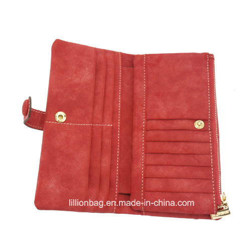 High Quality Soft Genuine Leather Functional Women Party Bags Wallet