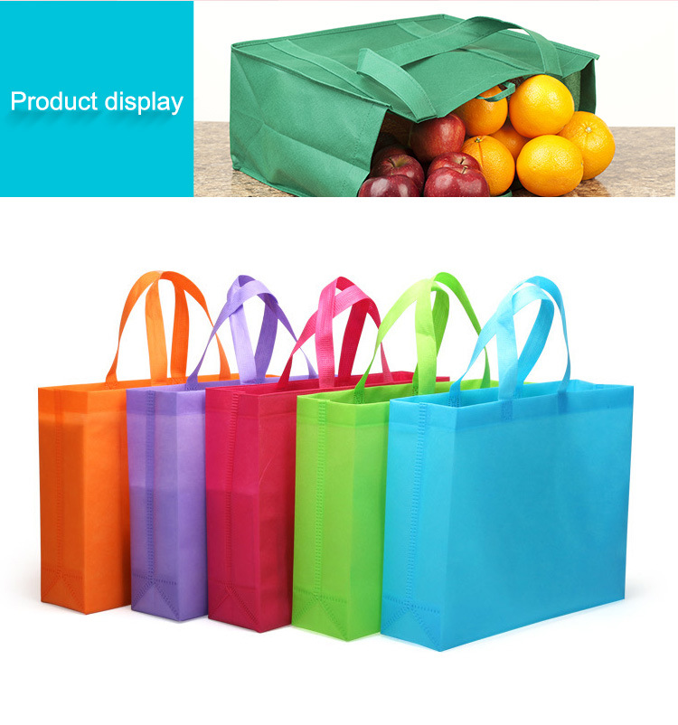 Eco Friendly Custom Branded Thermal Foldable Reuseable Plastic Fabric Garment Carrier Canvas Tote PP Non Woven Bag Polyester Cotton EVA Non-Woven Shopping Bags
