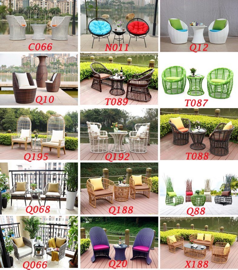 2018 New Rattan Garden Furniture Outdoor Chair Set-T089