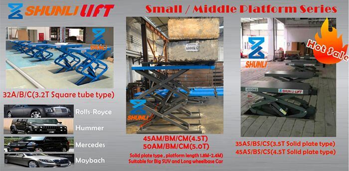 Garage Equipment in Ground Car Scissor Lift (SHL-Y-J-50AM)